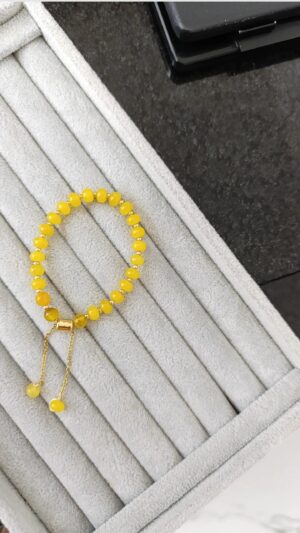Pulsera Ajustable Amarillo