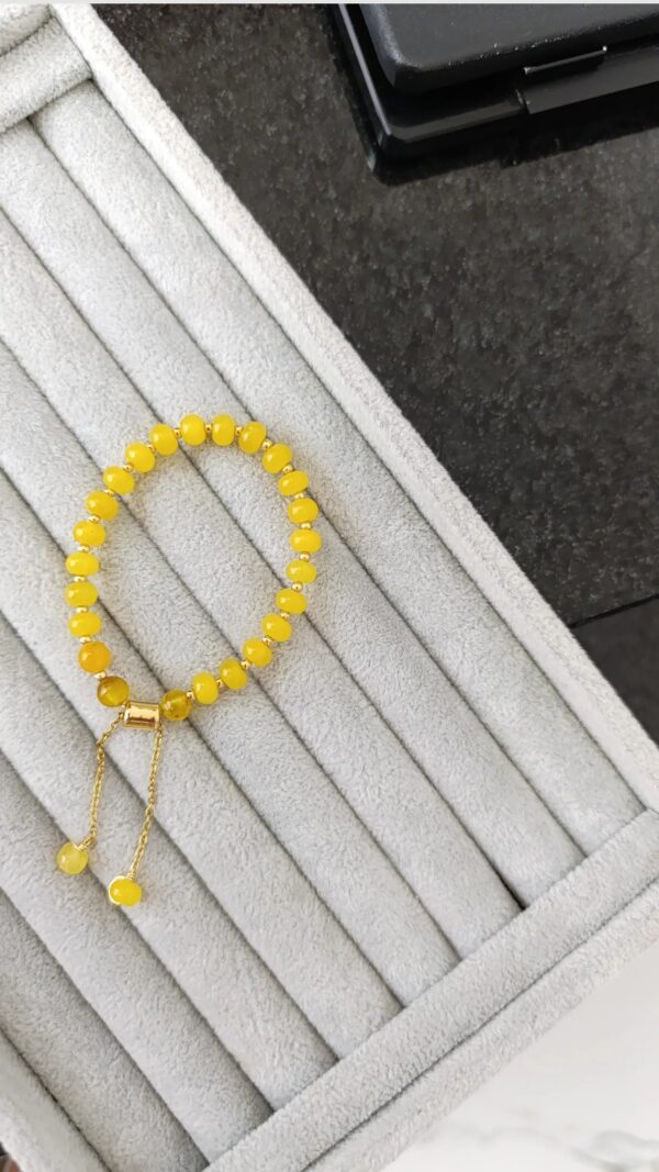 Pulsera Ajustable Amarillo
