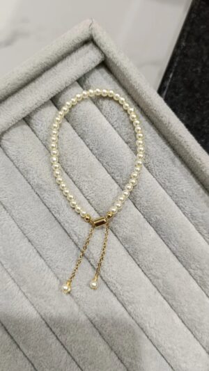 Pulsera Ajustable Perla