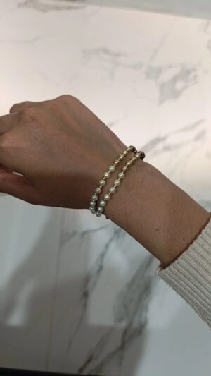 Pulsera Doble Café