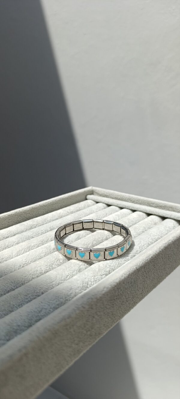 Brazalete Corazónes Azul