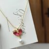 Collar corazón perla 💕