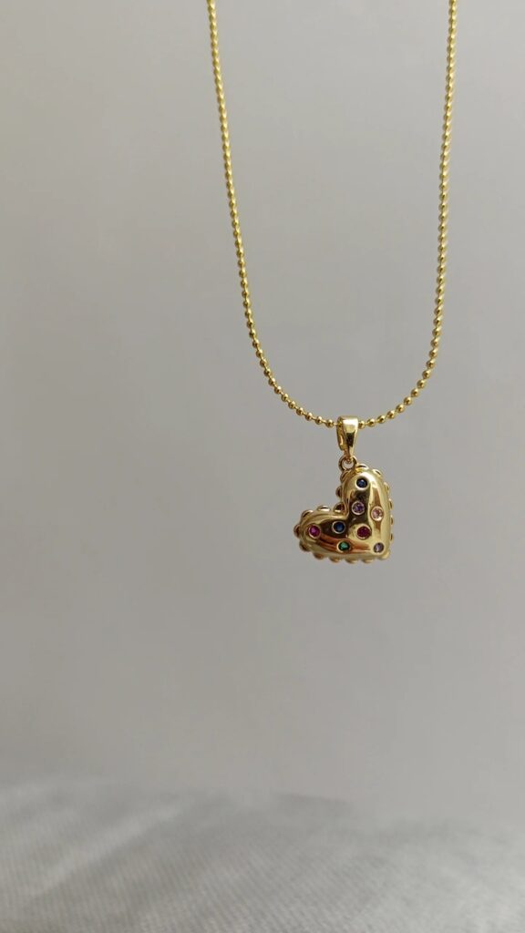 Collar Corazón Colores