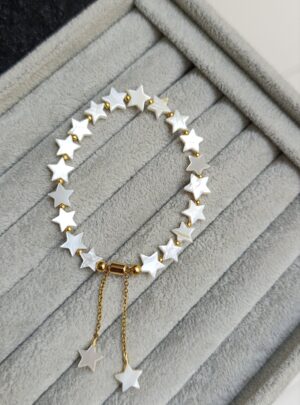 PULSERA ESTRELLAS PERLA